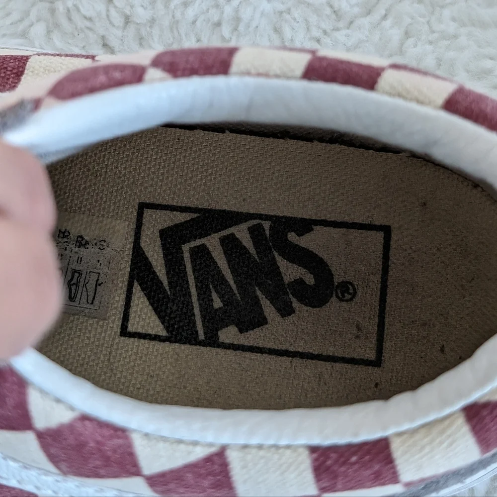 Great Condition: Vans Old Skool checkerboard Suede/Canvas Women’s 5.5 (M… - Picture 6 of 14